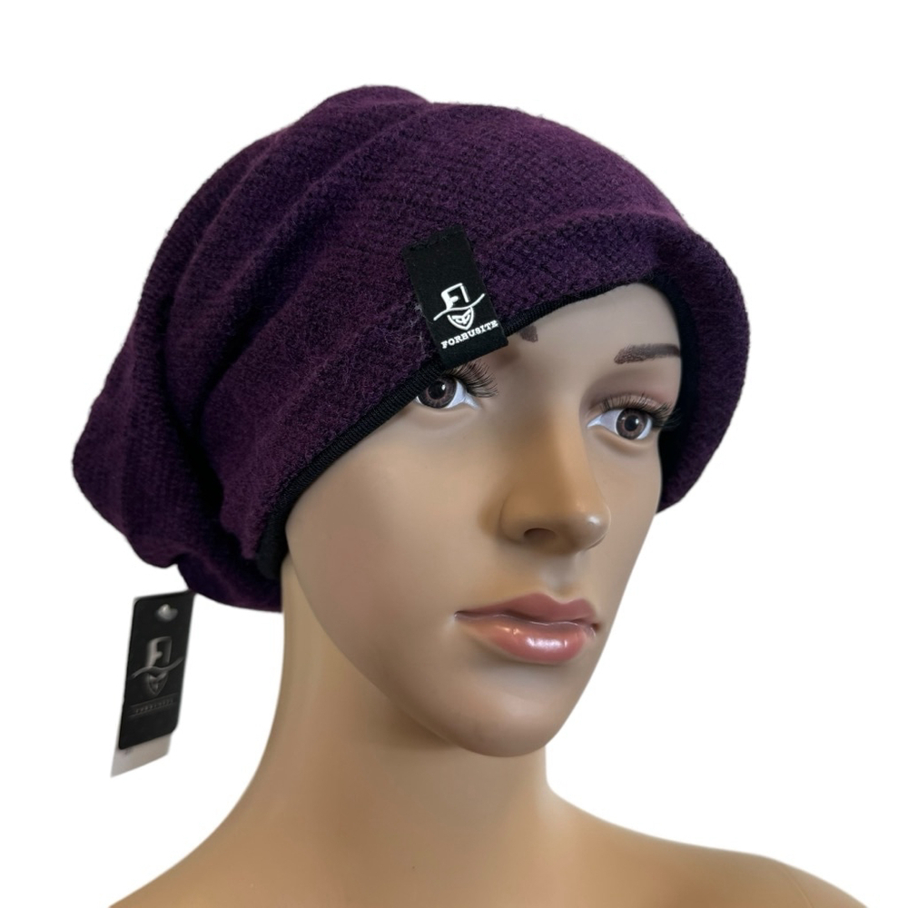 Unisex Forbusite Beanie Hat One Size Purple NWT
